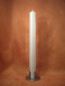 Preview: Kerzenrohling Perlmutt Altarkerze Weiß 400 / 40 mm      3501