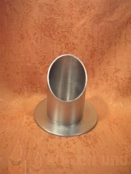 Kommunion Kerzenhalter Silber matt zu 35 mm      6102