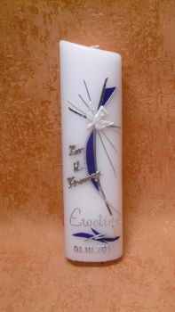 Preview: Firmkerze modernes Kreuz      5452