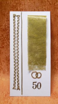 Wachsmotive Bastelset für Goldene Hochzeit      10035