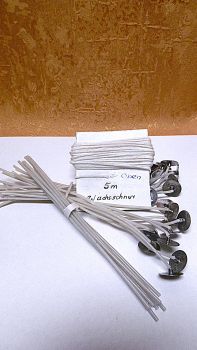 Bastelset zum Kerzen gießen nur Dochte  741