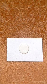 Wachsmotiv Hostie rund  Elfenbein15 / 15 mm       9107