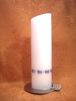 Taufkerze Junge Schmetterlinge in blau     273