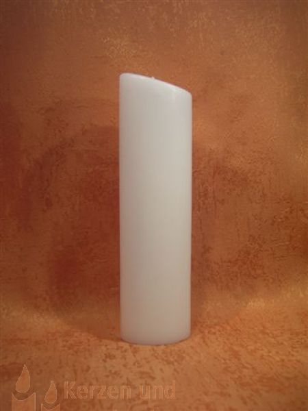 Kerzenrohling Oval Weiß 240 / 60 / 40 mm      2005