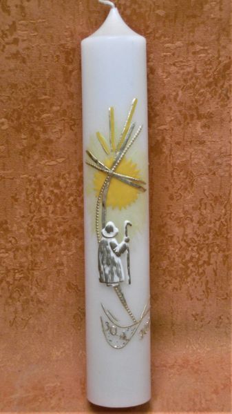 Kommunionkerzen Unikate - Musterkerze    0040