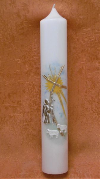 Kommunionkerzen Unikate - Musterkerze    0040