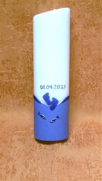 Taufkerze Junge Lars der kleine Eisbär      347