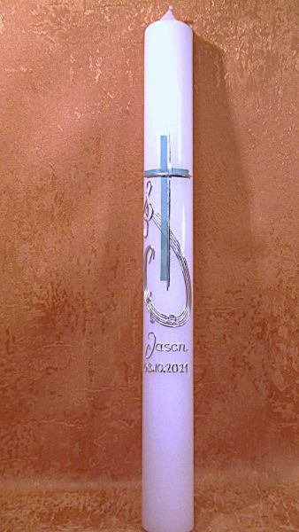 Kommunionkerze Thema Gottes Melodie     5232